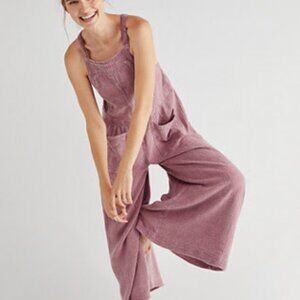 Free People Cyprus Ave Overall XS Dried Currant RARE